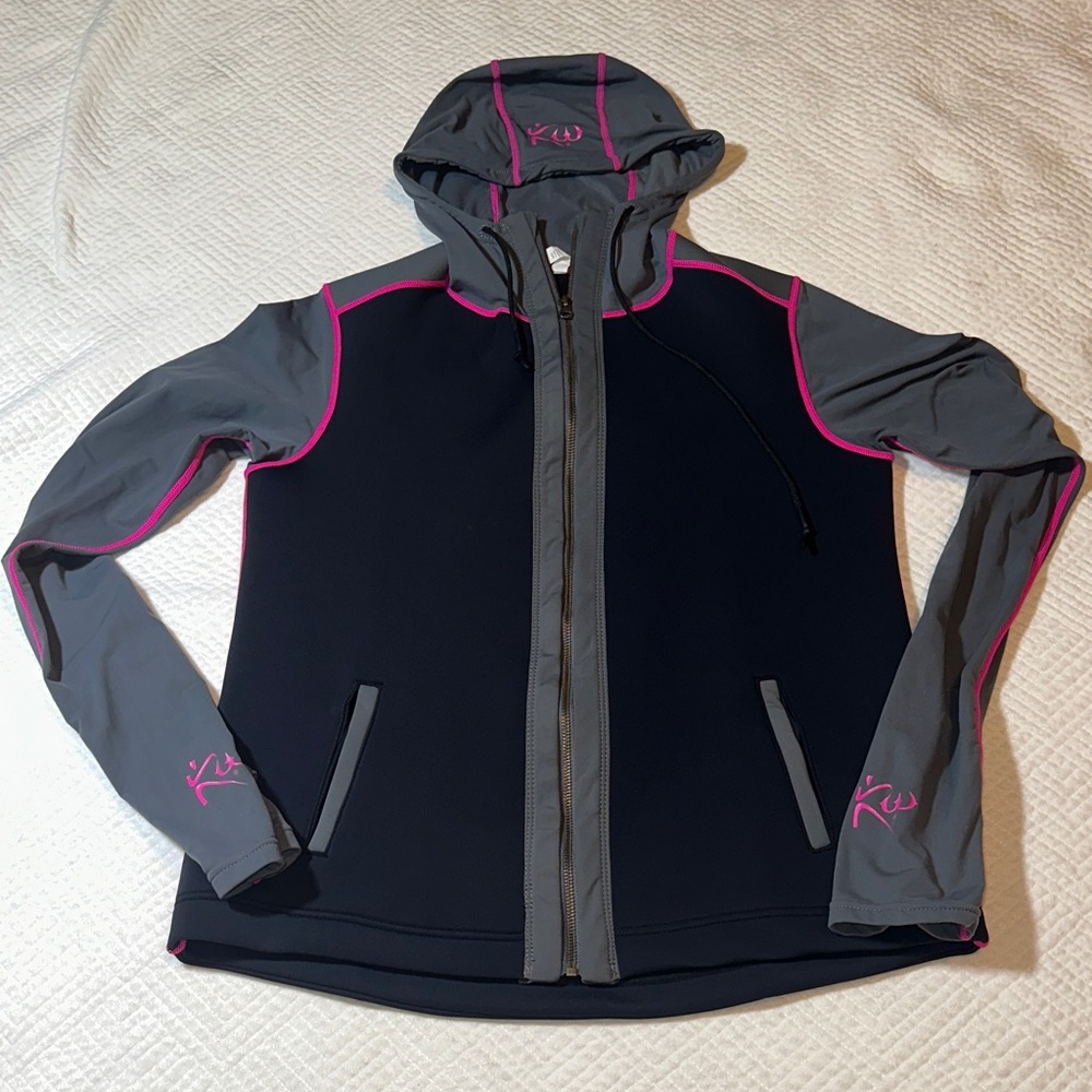 Kutting Weight Women's Gray and Pink Jacket XL